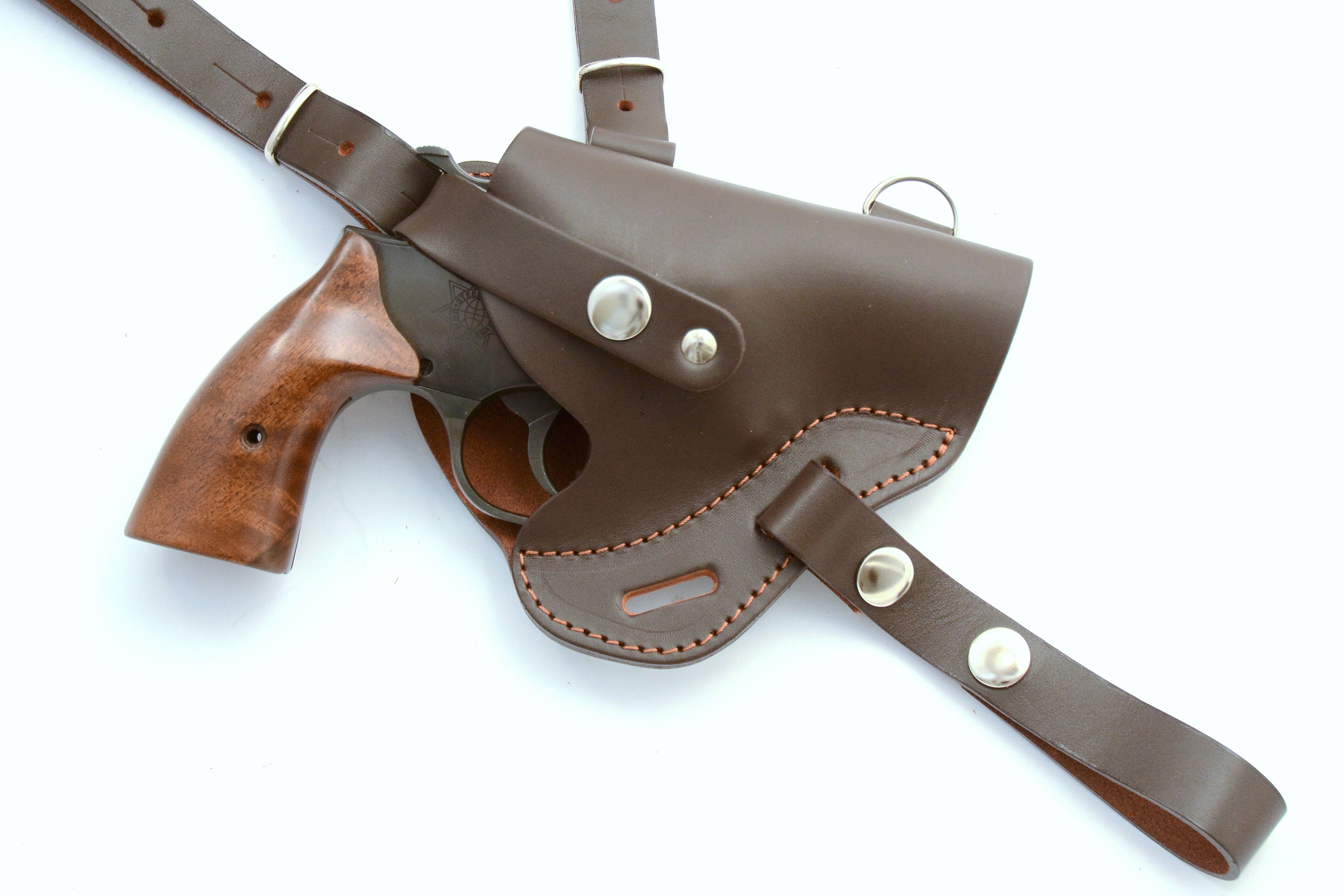 Schulterholster aus Leder für J-Rahmen wie S&W ERMA STEEL SCORPION