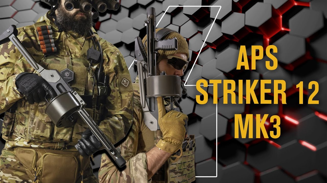 APS Striker-12 MK-3 STEEL CO2 .68  Paintball RAM Airsoft SHOTGUN